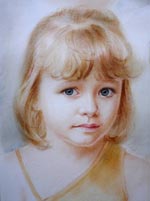 Графический детский портрет